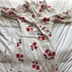 Lulus Wrap Floral Dress